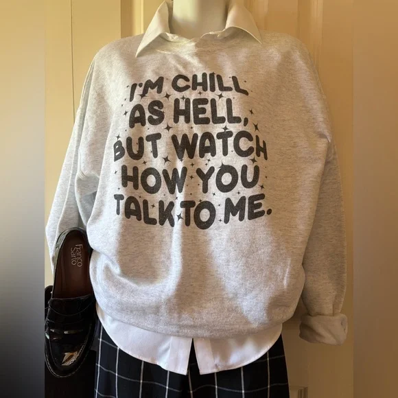 Hanes gray Sweatshirt, size L, UEC - Picture 1 of 5